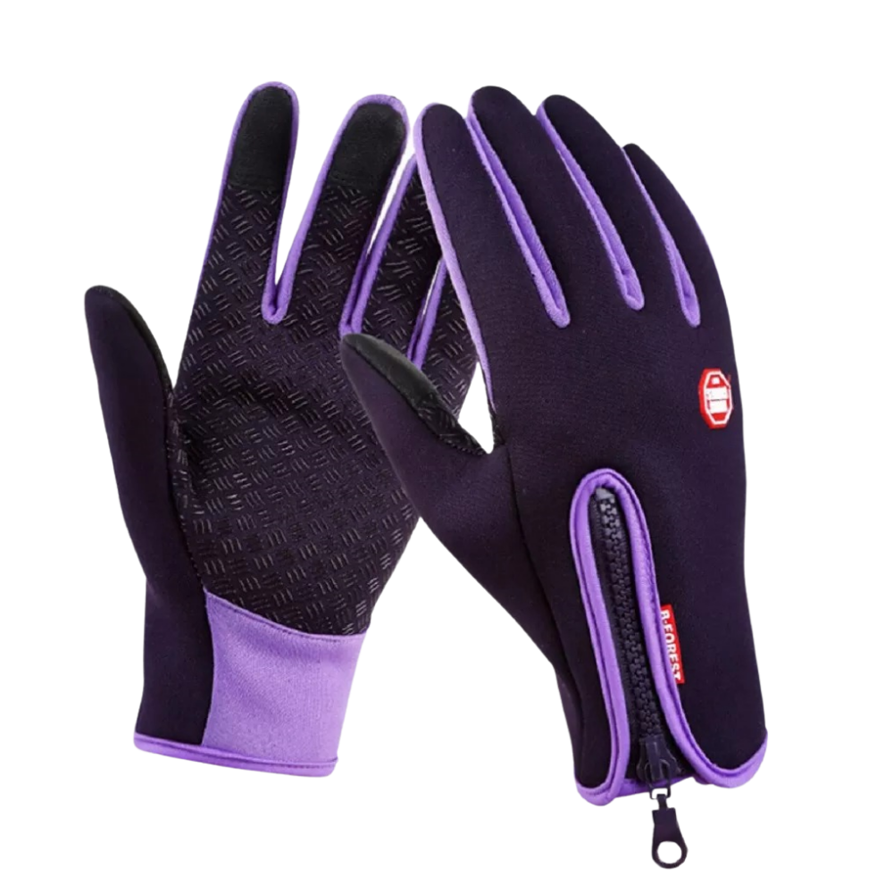 Warm Waterproof Insulated Winter Gloves, Grip Palm