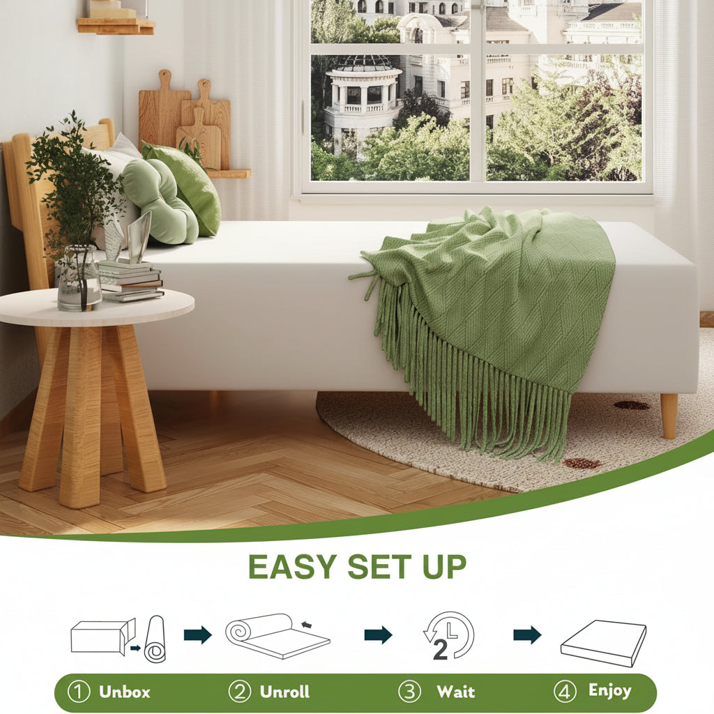 Cool Gel Twin Mattress for Comfortable Sleep
