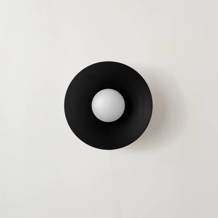 Tivora | Stylish Modern Matte Black Flush Mount Ceiling Light Fixture 8