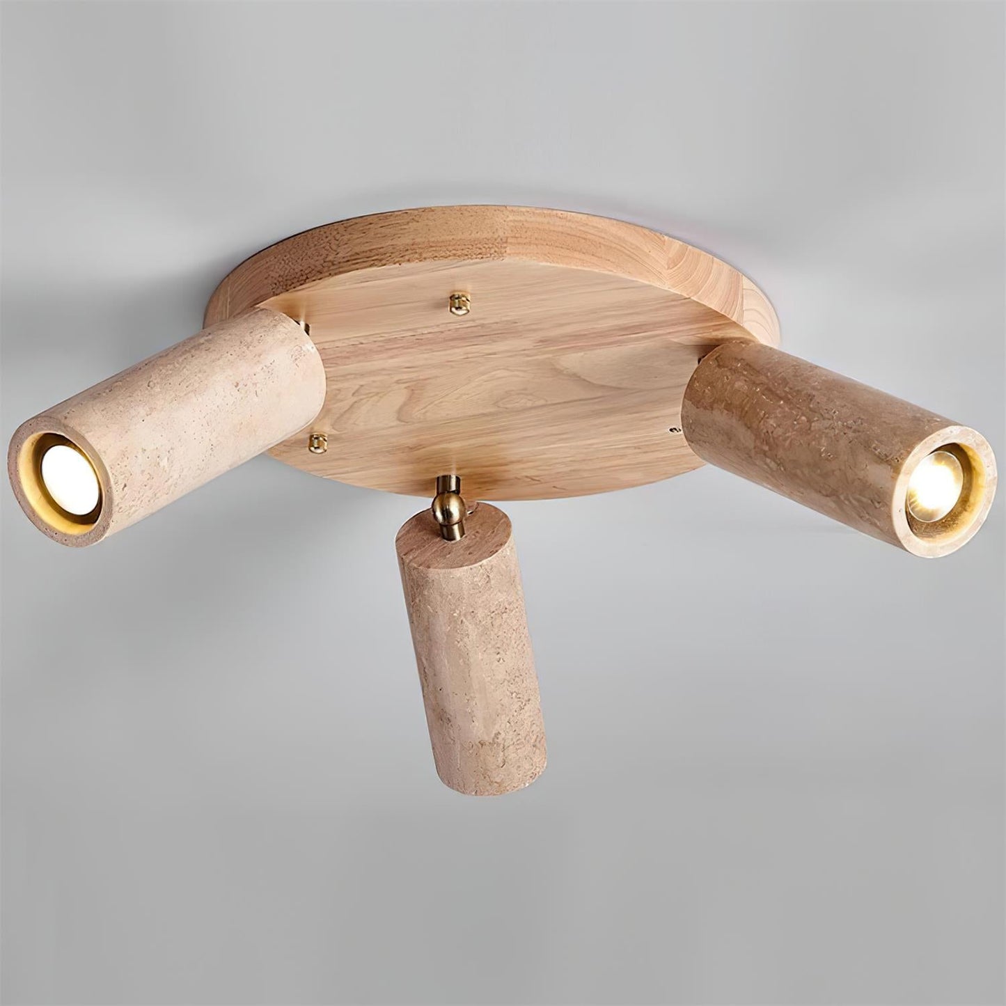 TravertineGlow | Elegant Adjustable Modern Ceiling Spotlight Lamp 7