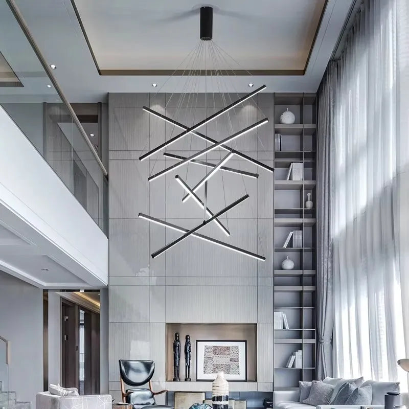Luxury Sleek Contemporary Dining Chandelier Light