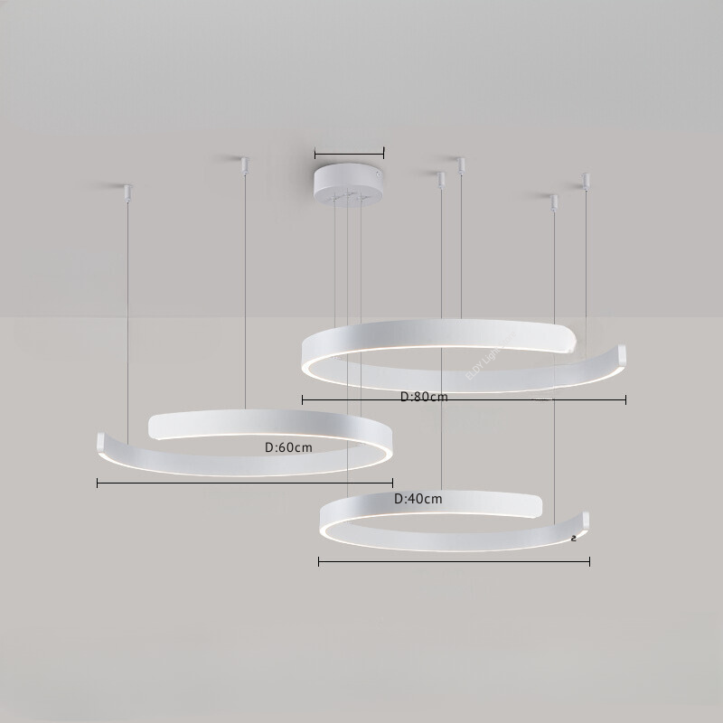 Round LED Ceiling Light Fixture Warm Home Lighting