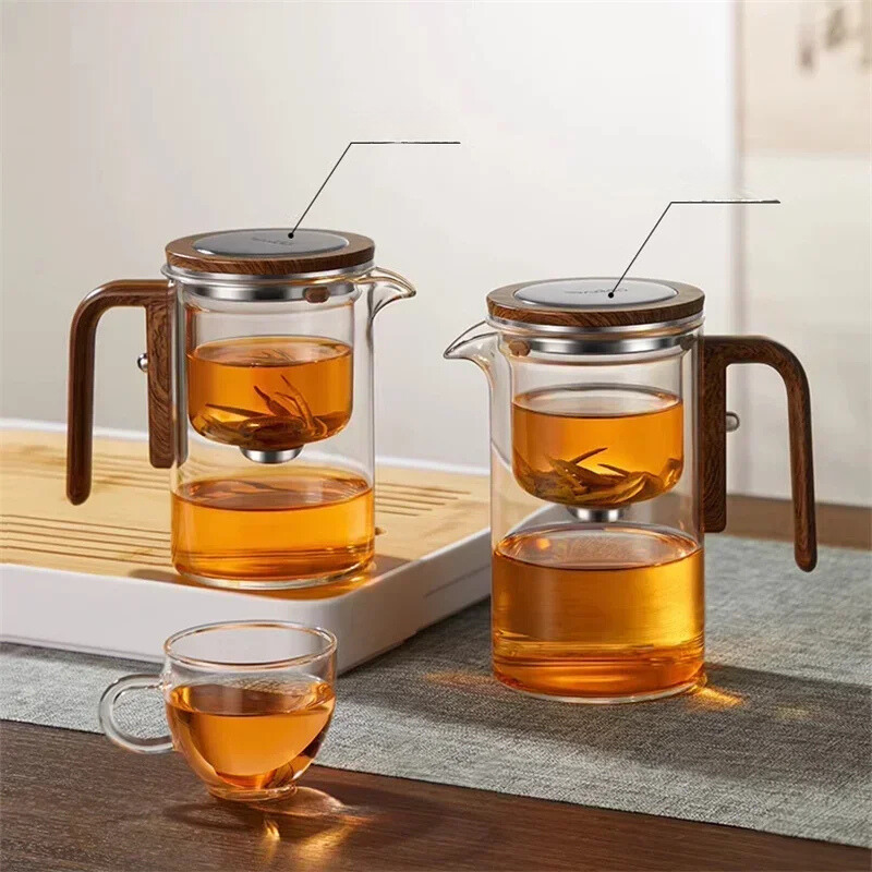 Clear Glass Teapot With Built In Strainer And Infuser