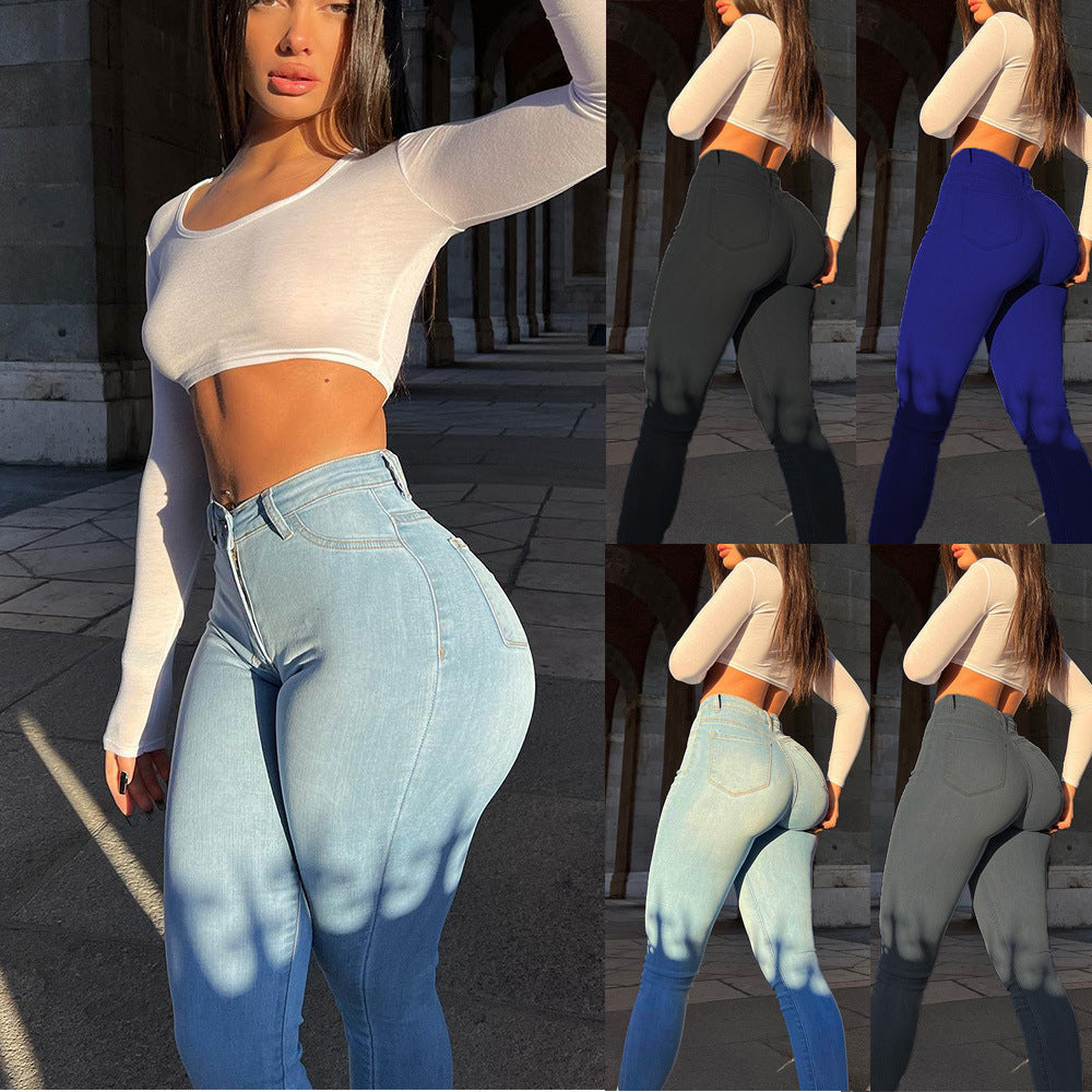 UrbanChic | Stylish Black Jeggings for Women with High Waist Fit 4