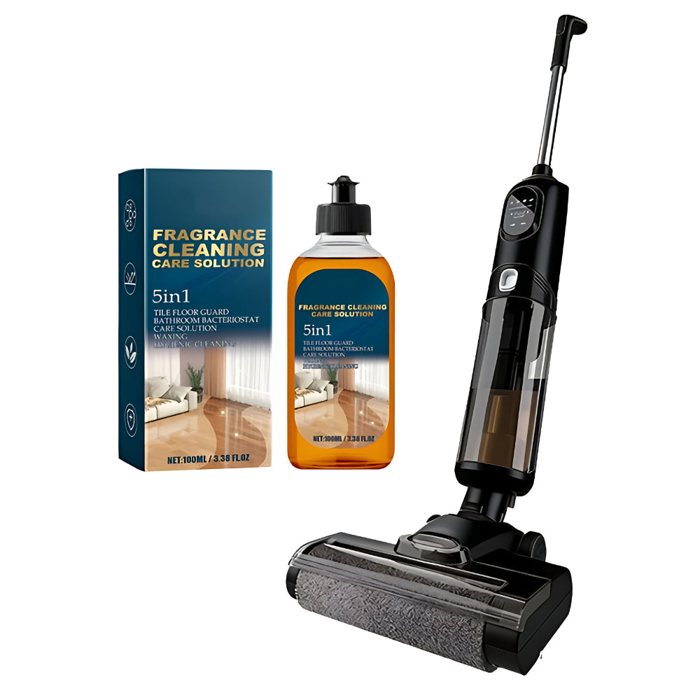 Portable Cordless Hard Floor Vacuum Mop