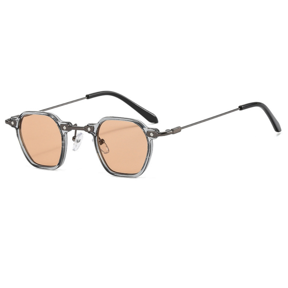 Trendy Men's Tinted Sunglasses UV Protection