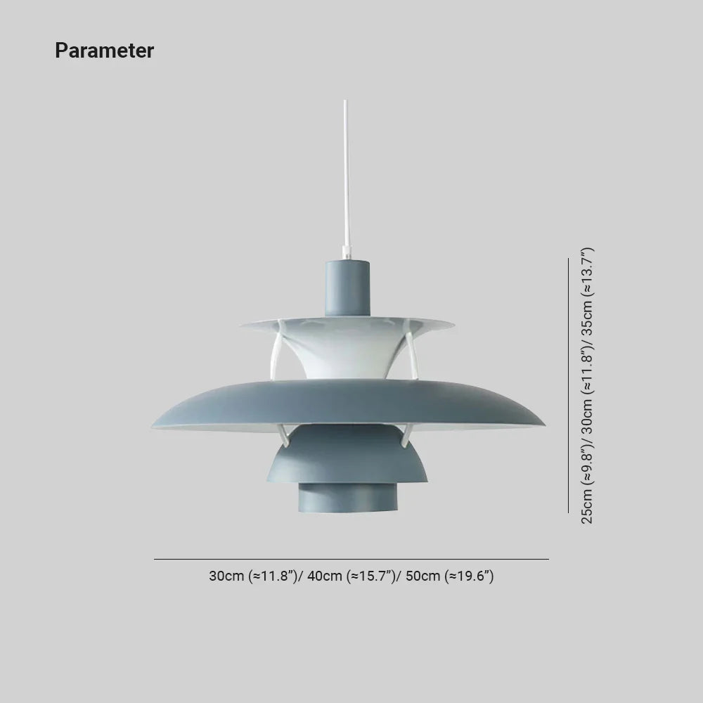 Elegant LED Pendant Light With Shade