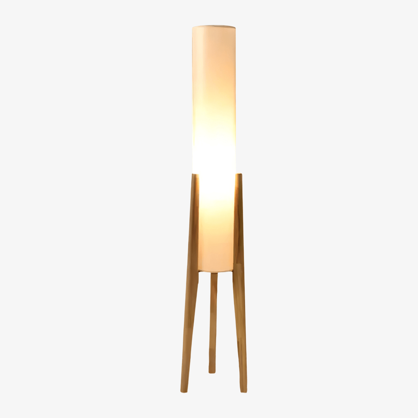 WalnutGlow | Elegant Modern Japandi Style Floor Lamp 9