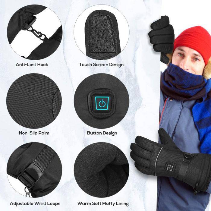 Warm Touch Insulated Heating Gloves