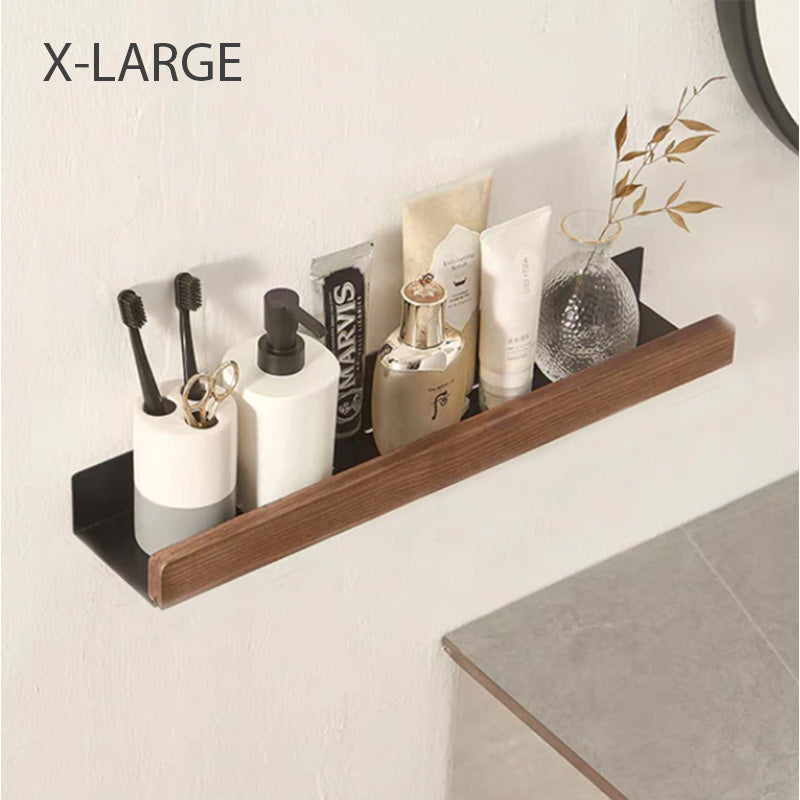 Sleek Bathroom Wall Shelf Space Saving Storage