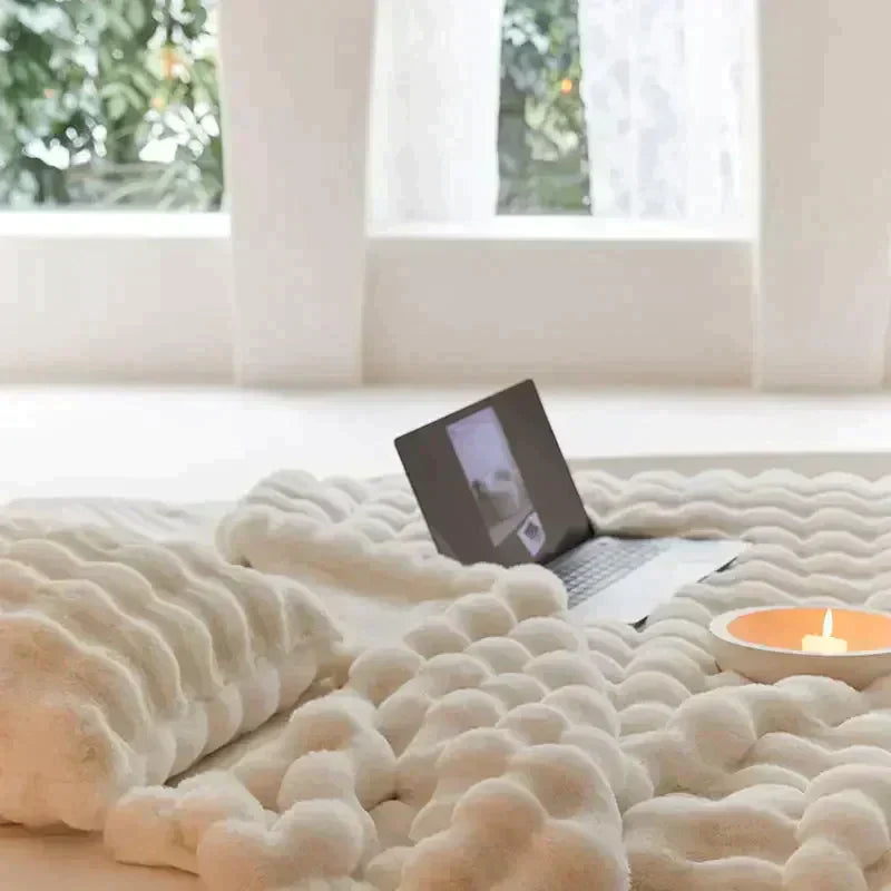 Soft Wool Throw Blanket for Cold Winter Nights