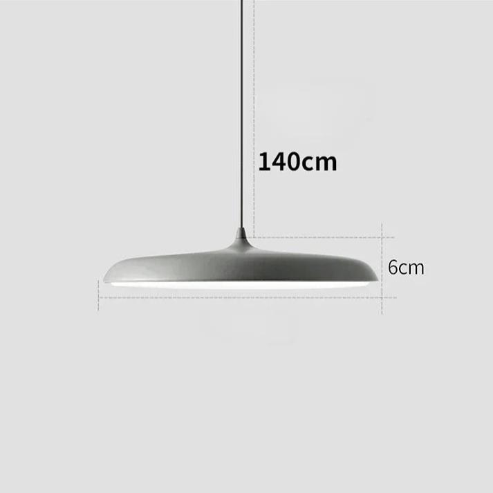 Stylish Hanging Lamp With Glass Shade