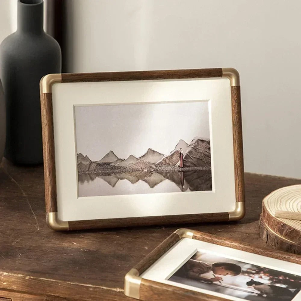 Rustic Wooden Desktop Picture Frame