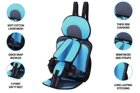 Compact Baby Car Seat Portable Travel Booster