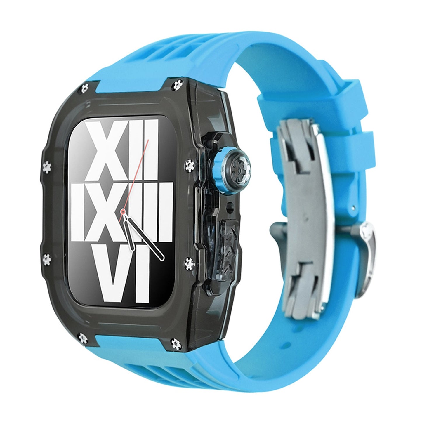 Premium Rubber Apple Watch Case and Band Kit