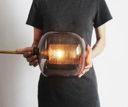 Sleek Glass Pendant Light for Soft Ambient Lighting