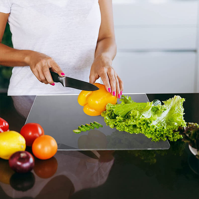 Clear Non Slip Easy Clean Cutting Board