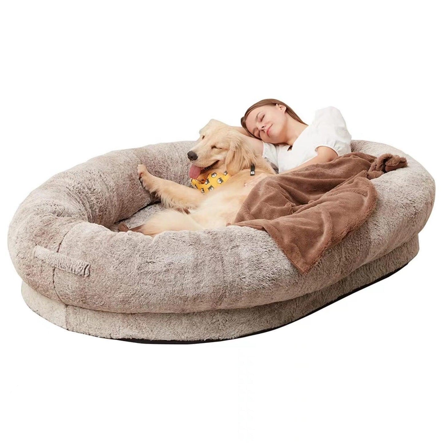 Cozy Double Pet Bed for Dogs