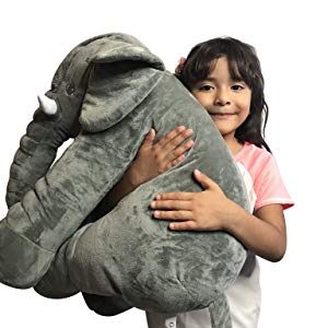 Soft Cuddly Baby Elephant Cushion