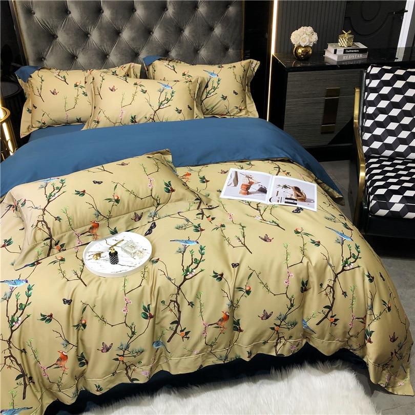 Colorful Floral Pattern Duvet Cover Set