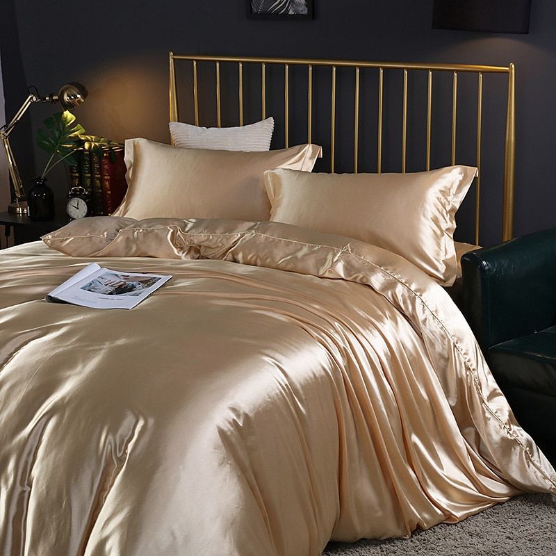 Soft 4-Piece Bed Set Sheet Duvet Pillowcases