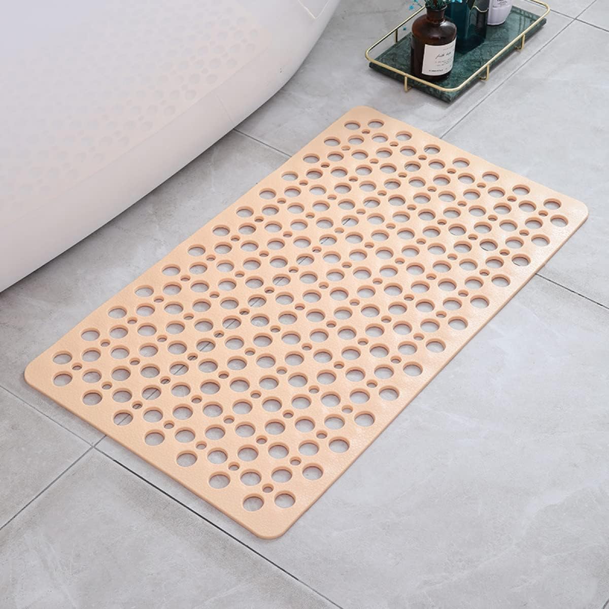 Anti-Slip Bathroom Shower Mat, Mildew-Proof, Easy Clean