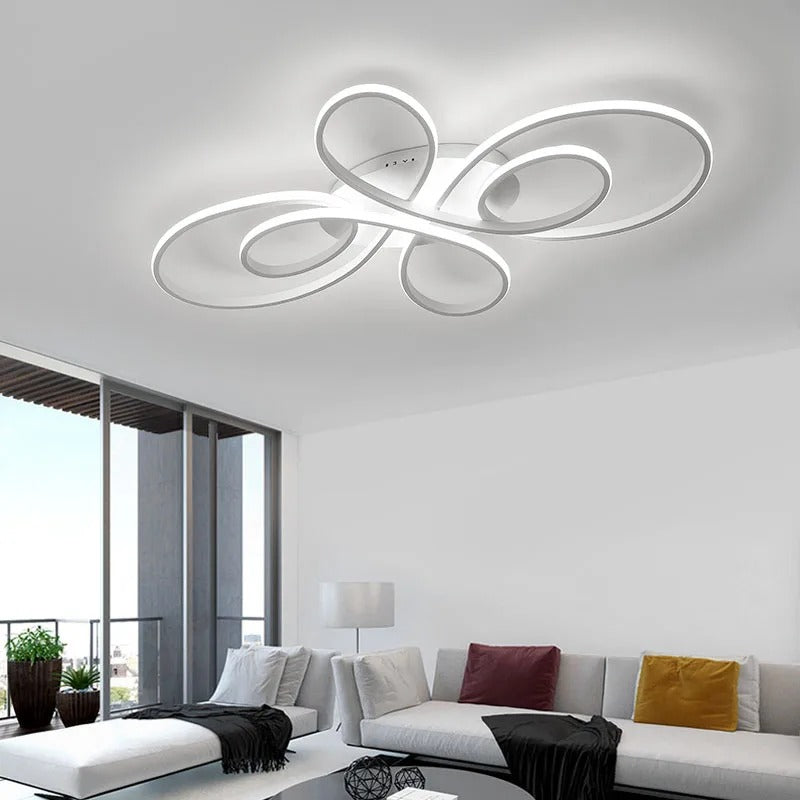 Bright Modern LED Ceiling Light With Dimmer Switch