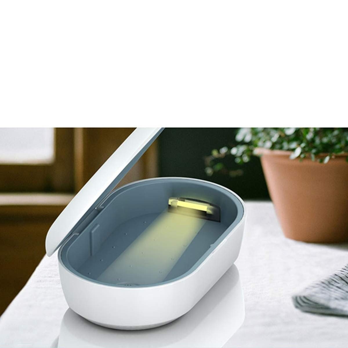 Compact UV Sanitizer Box For Phone And Home Use