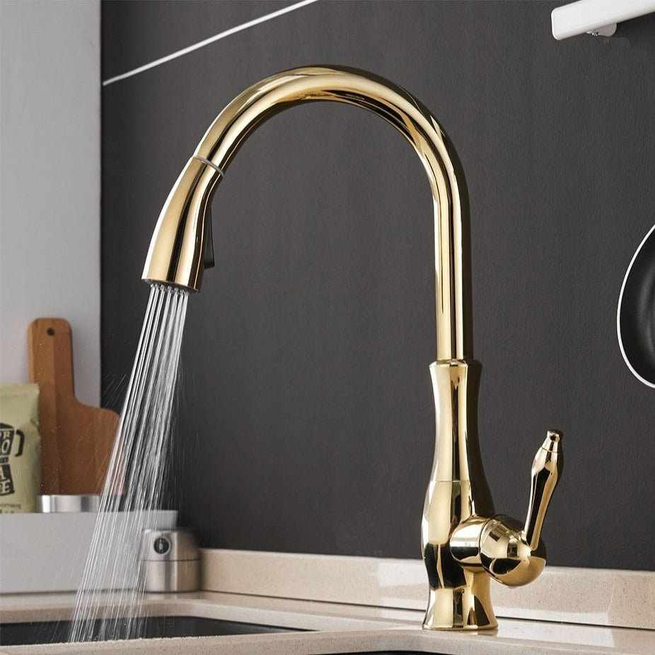 Heavy Duty Pull Out Kitchen Sink Faucet