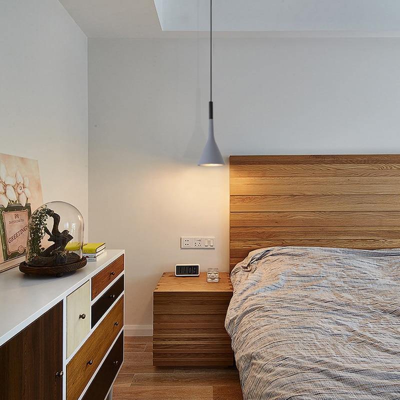 Scandinavian Glass Cone Pendant Light