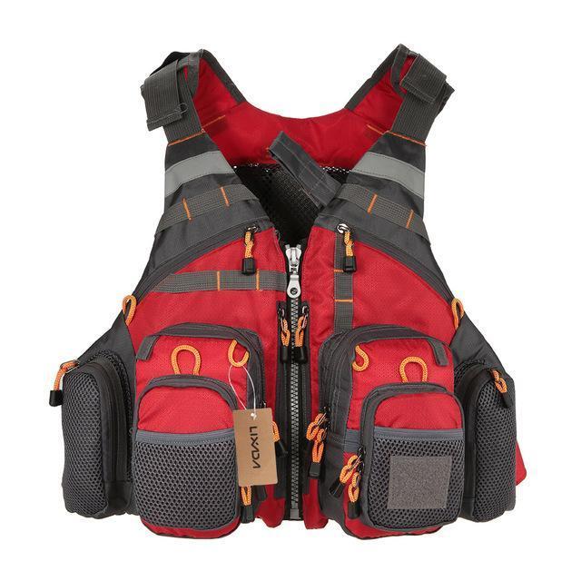 Fishing Life Jacket with Multiple Storage Pockets