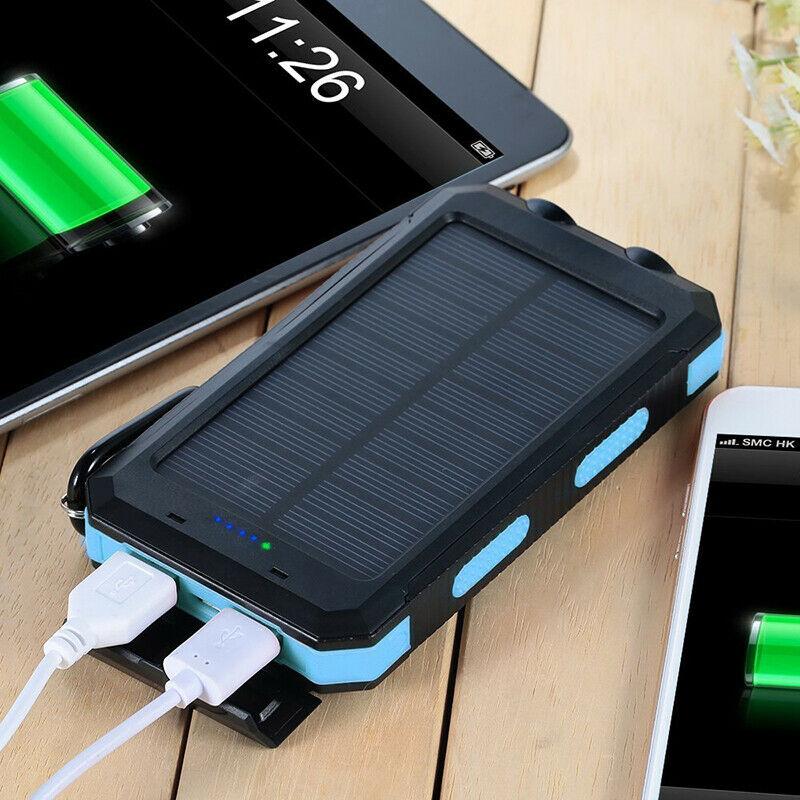 Heavy Duty 20000mAh Solar Powered Portable Charger