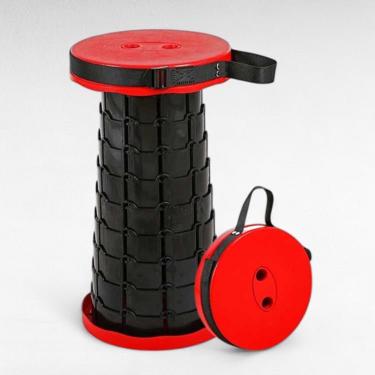 Portable Folding Stool, Compact Adjustable Seat