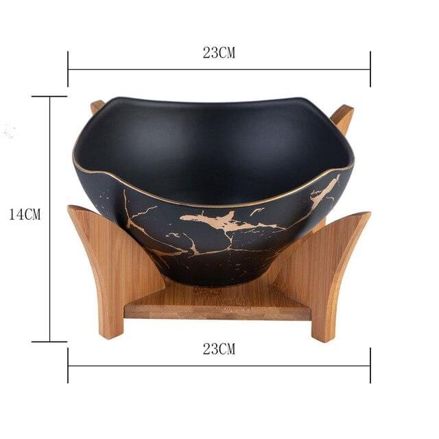 Large Ceramic Serving Salad Bowl for Parties
