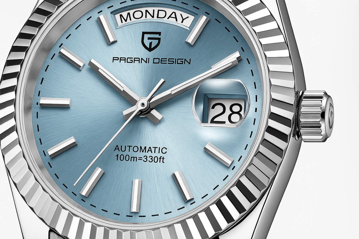 Luxury Auto Stainless Steel Date Watch