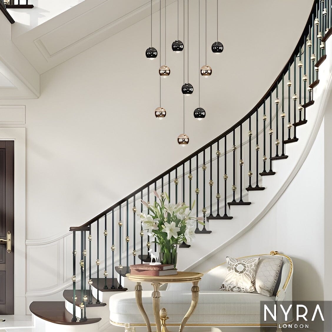 Elegant Drop Glass Pendant Light