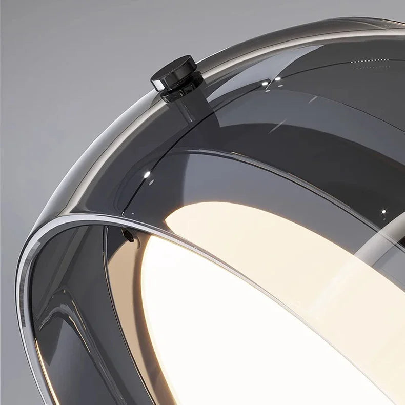 Transparent Glass Drop Light
