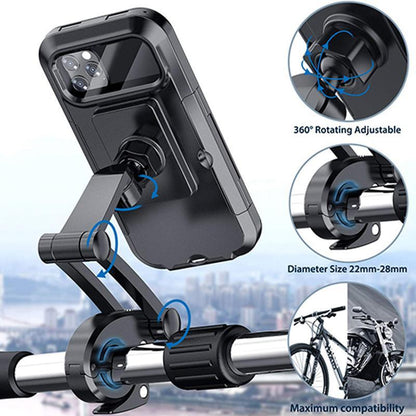 Waterproof Bike Phone Holder With Portable Charger