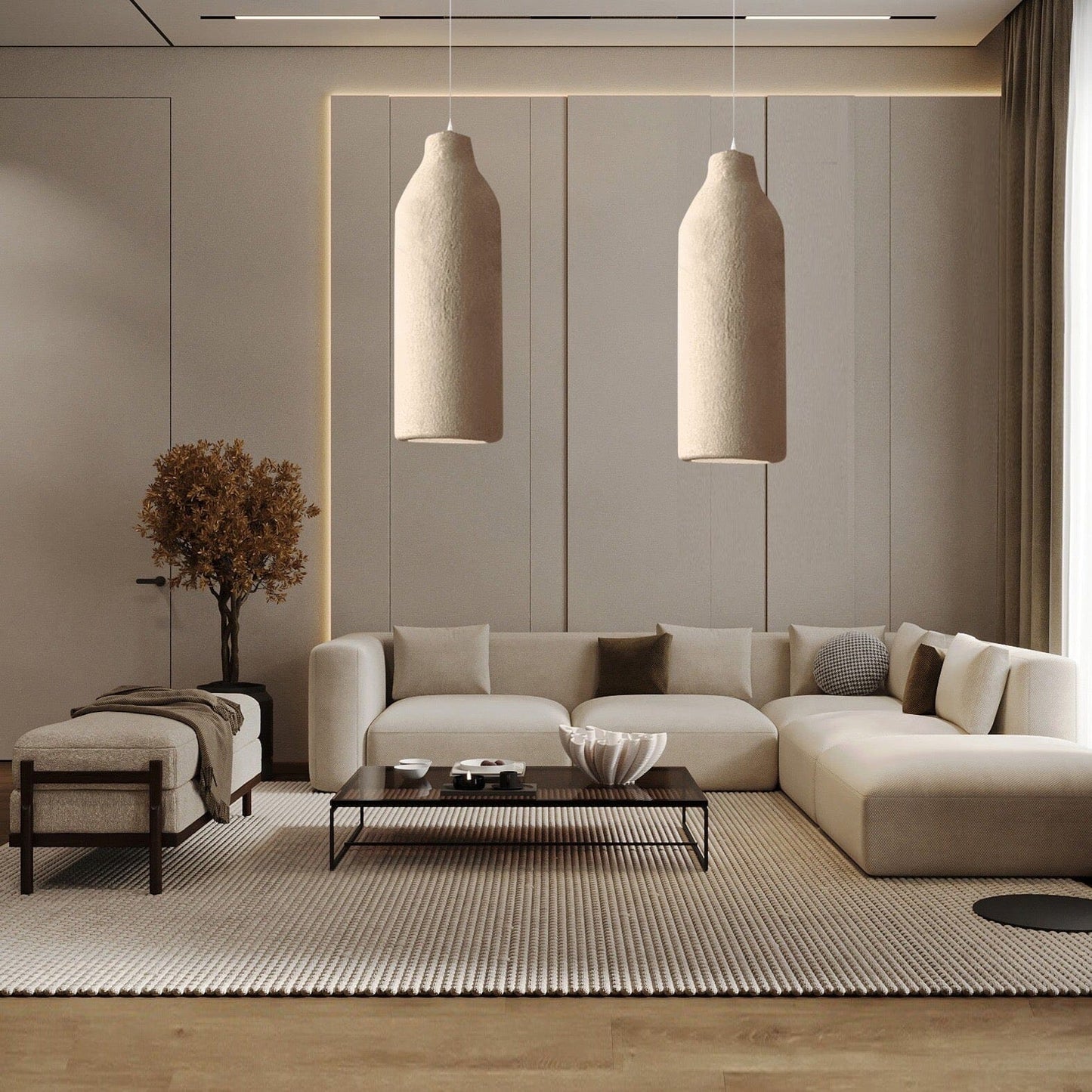 Simple Japanese Style Pendant Light