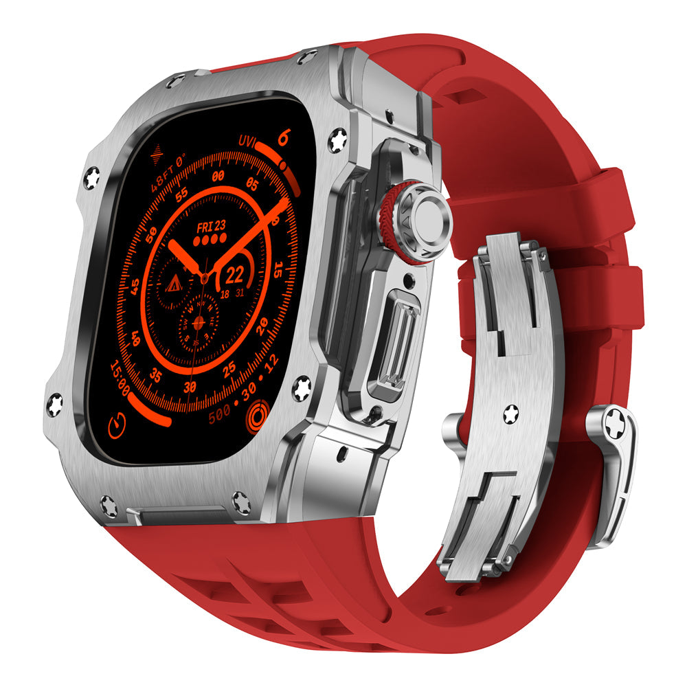Slim Metal Case for Apple Watch Ultra Silver