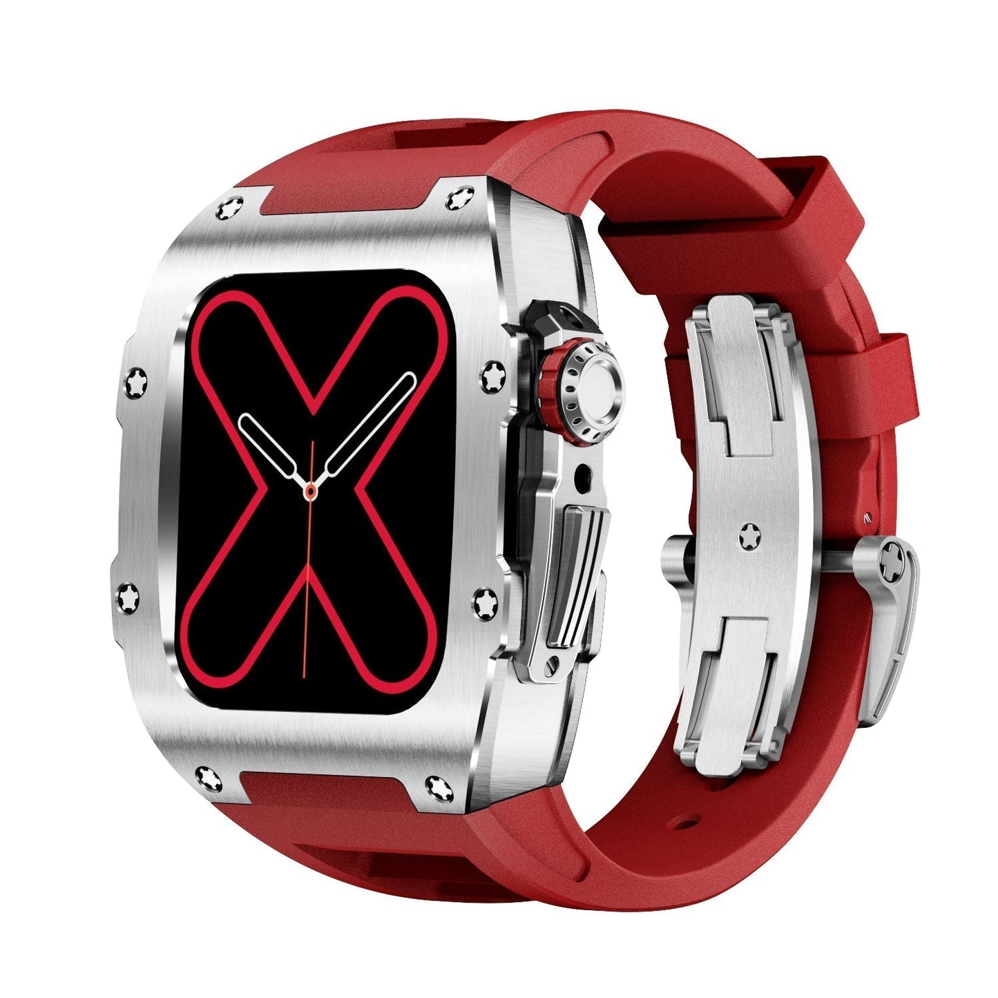 Stylish Silver Smart Watch Cover