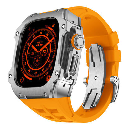 Slim Metal Case for Apple Watch Ultra Silver - Lusomart