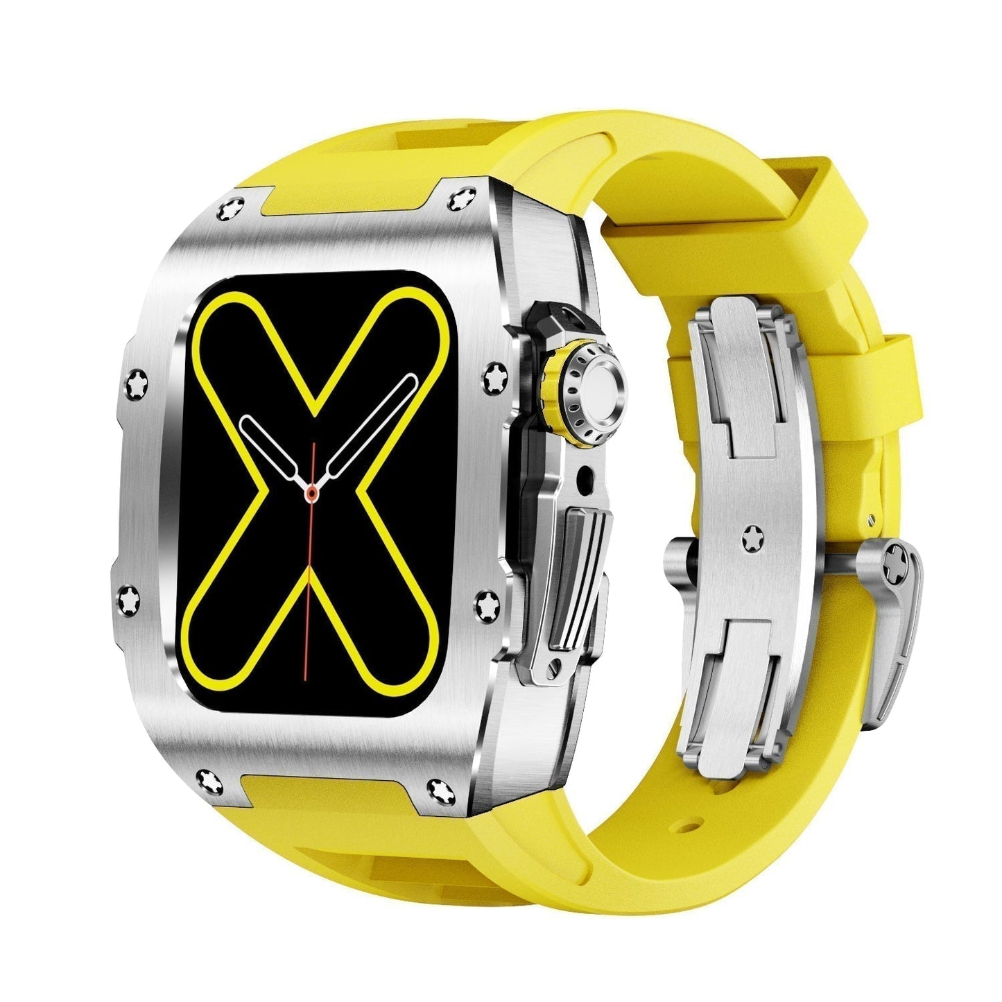 Stylish Silver Smart Watch Cover