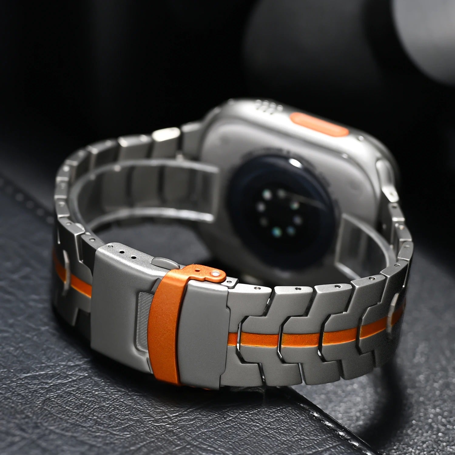Durable Metal Apple Watch Strap with Secure Buckle - Lusomart