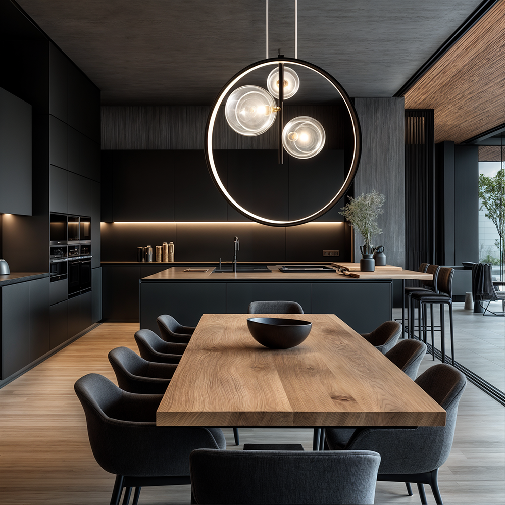 Clear Glass Hanging Pendant Light