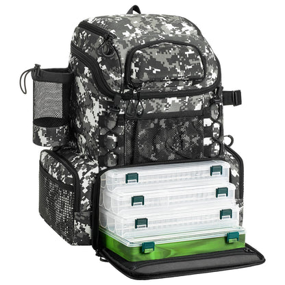 Roomy Fishing Tackle Bag With 4 Compartments