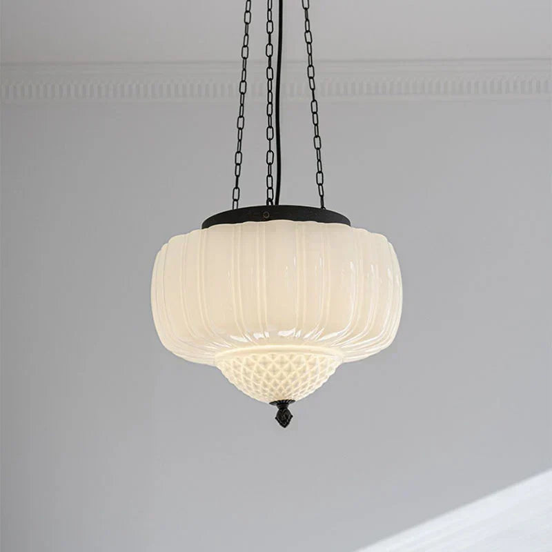 Simple White Hanging Lamp
