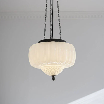 Simple White Hanging Lamp