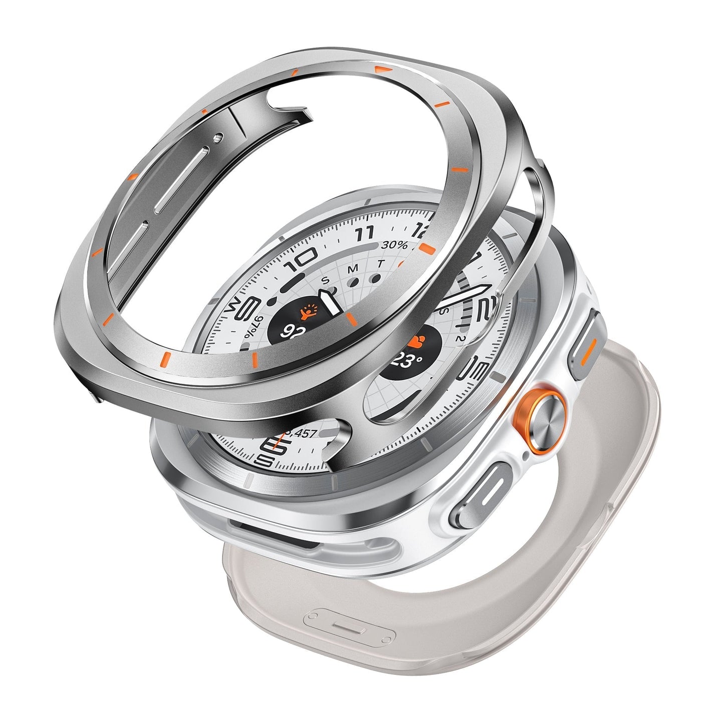 Durable 360 Case for Samsung Galaxy Watch Ultra Protection