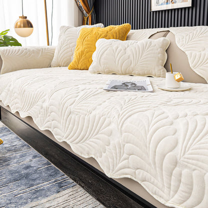 Soft Fabric Sofa Protector Anti Scratch Slip Resistant Cover